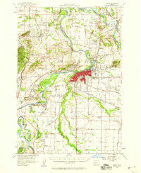 Albany 1957 topographic map preview