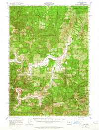 Alsea 1956 topographic map thumbnail