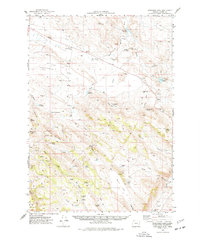 Anderson Mtn 1974 topographic map thumbnail