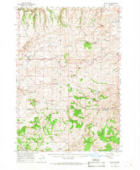 Antelope 1966 topographic map thumbnail