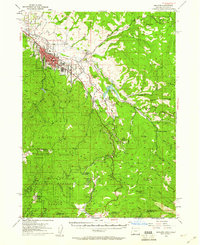 Ashland 1954 topographic map thumbnail