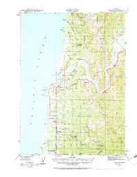 Bandon 1943 topographic map thumbnail