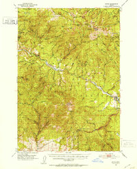 Bates 1951 topographic map thumbnail