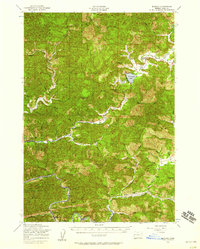 Blachly topographic map thumbnail