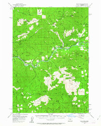 Blue River 1955 topographic map thumbnail
