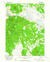 Bly 1960 topographic map thumbnail