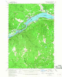 Bonneville Dam 1957 topographic map thumbnail