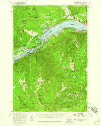 Bonneville Dam 1957 topographic map thumbnail