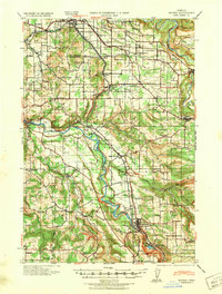 Boring topographic map thumbnail
