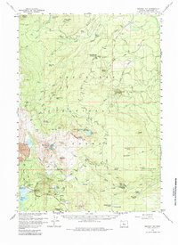 Broken Top 1959 topographic map thumbnail