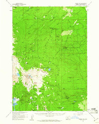 Broken Top 1959 topographic map thumbnail