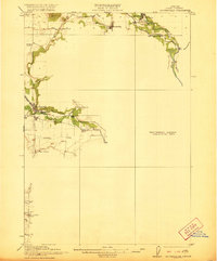 Brownsville 1921 topographic map thumbnail