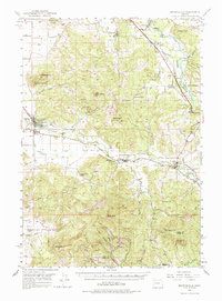 Brownsville 1950 topographic map thumbnail