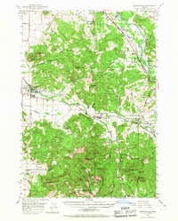Brownsville 1950 topographic map thumbnail