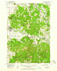 Brownsville 1950 topographic map thumbnail