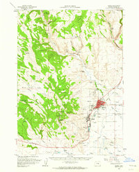 Burns 1960 topographic map preview