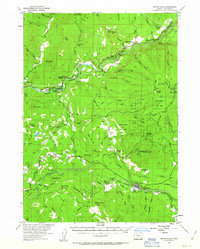 Butte Falls 1954 topographic map thumbnail