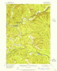 Butte Falls 1954 topographic map thumbnail