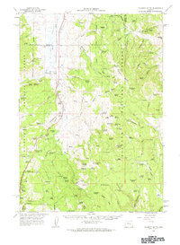 Calamity Butte 1961 topographic map thumbnail