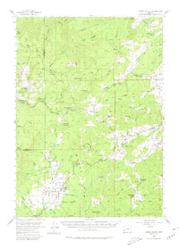 Camas Valley 1955 topographic map thumbnail