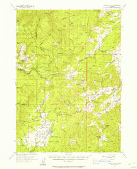 Camas Valley 1955 topographic map thumbnail