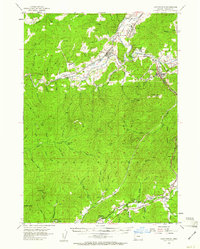 Canyonville 1954 topographic map thumbnail