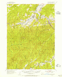 Canyonville 1954 topographic map thumbnail