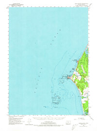 Cape Blanco 1954 topographic map thumbnail