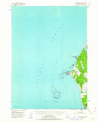 Cape Blanco 1954 topographic map preview