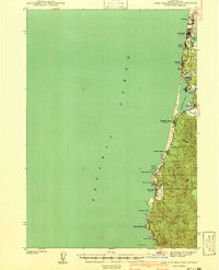 Cape Foulweather 1941 topographic map thumbnail