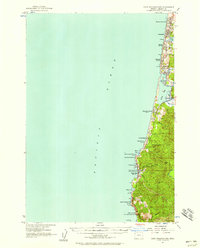 Cape Foulweather 1957 topographic map thumbnail