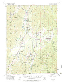 Cave Junction 1954 topographic map thumbnail
