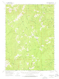 Chetco Peak 1954 topographic map thumbnail