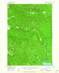 Chucksney Mtn 1955 topographic map thumbnail