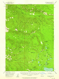 Chucksney Mtn 1955 topographic map thumbnail
