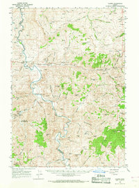 Clarno 1966 topographic map thumbnail