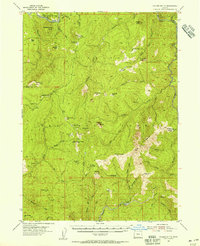 Collier Butte 1954 topographic map thumbnail