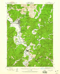 Coquille 1942 topographic map thumbnail