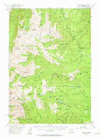 Cornucopia 1954 topographic map thumbnail