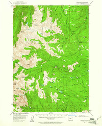 Cornucopia 1954 topographic map thumbnail