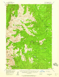 Cornucopia 1954 topographic map thumbnail