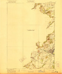 Corvallis 1921 topographic map thumbnail