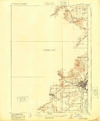 Corvallis 1921 topographic map thumbnail