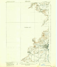 Corvallis 1921 topographic map thumbnail
