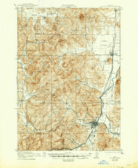 Cottage Grove 1921 topographic map thumbnail