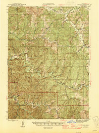 Crow 1945 topographic map thumbnail