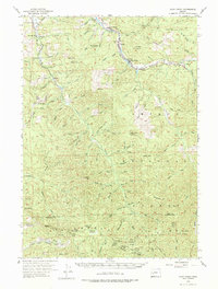 Culp Creek 1955 topographic map thumbnail
