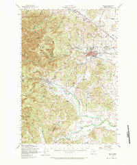 Dallas 1957 topographic map preview