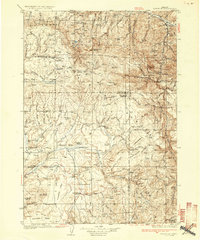 Dayville 1936 topographic map thumbnail