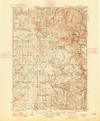 Dayville 1936 topographic map thumbnail